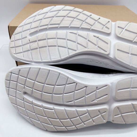 OOFOS OOmg Sport eeZee Low Mens Recovery Comfort Shoes Navy Blue White US 13 - Picture 12 of 15